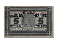 Latvia, 5 Rubli, 1919, KM #3f, AU(50-53), G272690