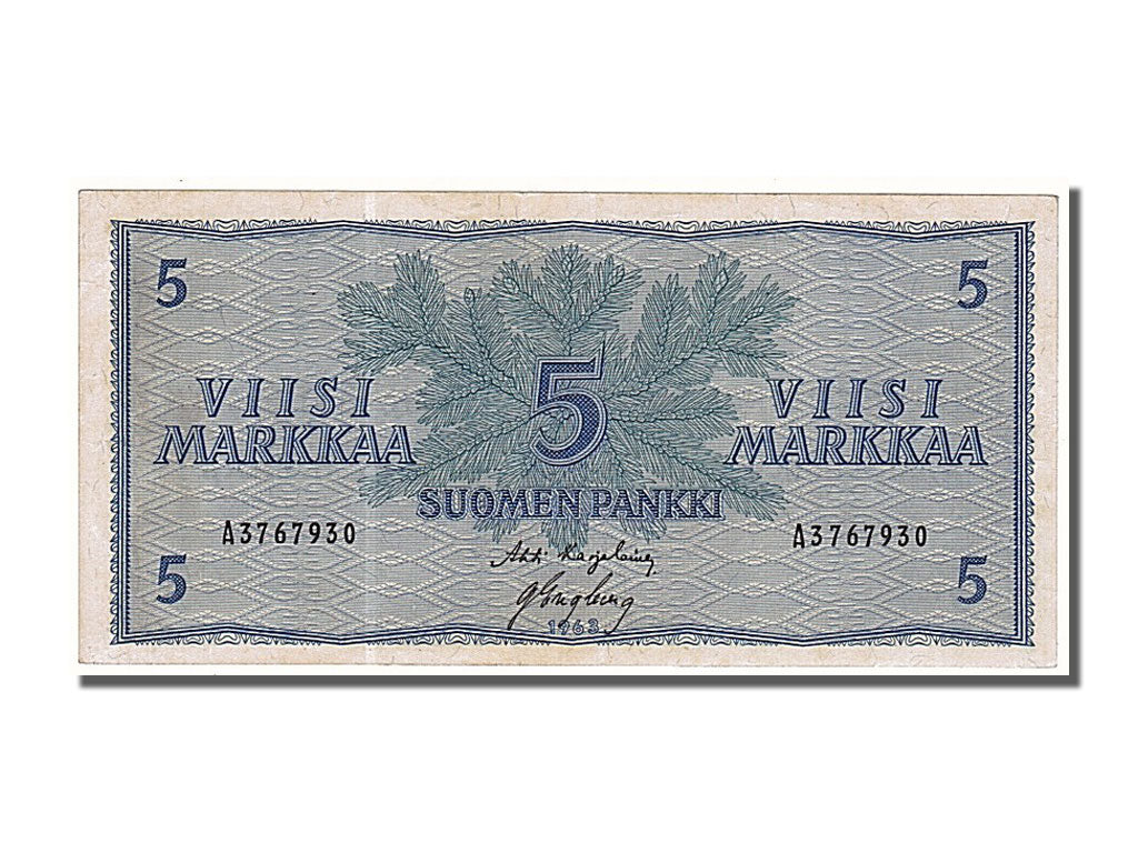 Finland, 5 Markaa, 1963, UNC(60-62), A
