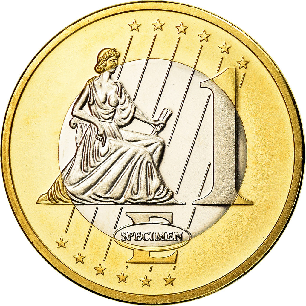 Andorra, Medal, 1 E, Essai-Trial, 2003, MS(65-70), Bi-Metallic