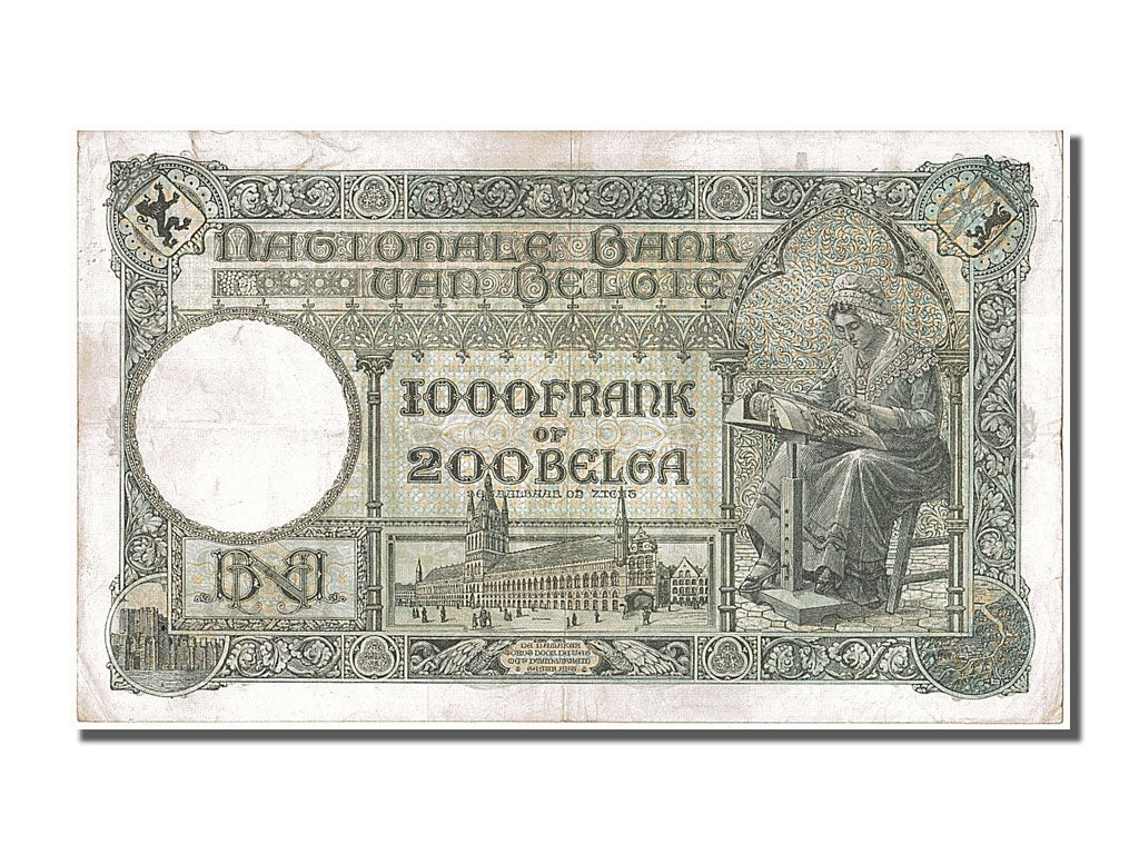 Banknote, Belgium, 1000 Francs-200 Belgas, 1934, 1934-07-07, EF(40-45)