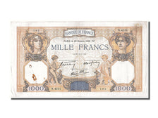 France, 500 Francs, 1 000 F 1927-1940 ''Cérès et Mercure'', 1938, KM #88c, 1...