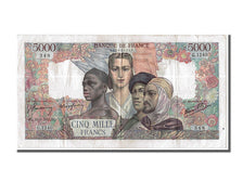 France, 5000 Francs, 5 000 F 1942-1947 ''Empire Français'', 1945, KM #103c, 1...