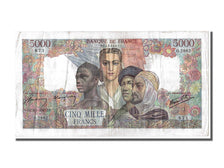 France, 5000 Francs, 5 000 F 1942-1947 ''Empire Français'', 1947, KM #103c, 1...