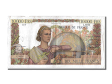 Francia, 10,000 Francs, 10 000 F 1945-1956 ''Génie Français'', 1953, KM:132...