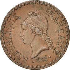 France, Dupré, Centime, 1848, Paris, AU(50-53), Bronze, KM:754, Gadoury:84