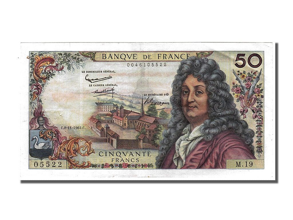 France, 50 Francs, 50 F 1962-1976 ''Racine'', 1962, KM #148a, 1962-11-08,...