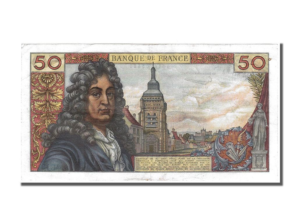 France, 50 Francs, 50 F 1962-1976 ''Racine'', 1962, KM #148a, 1962-11-08,...
