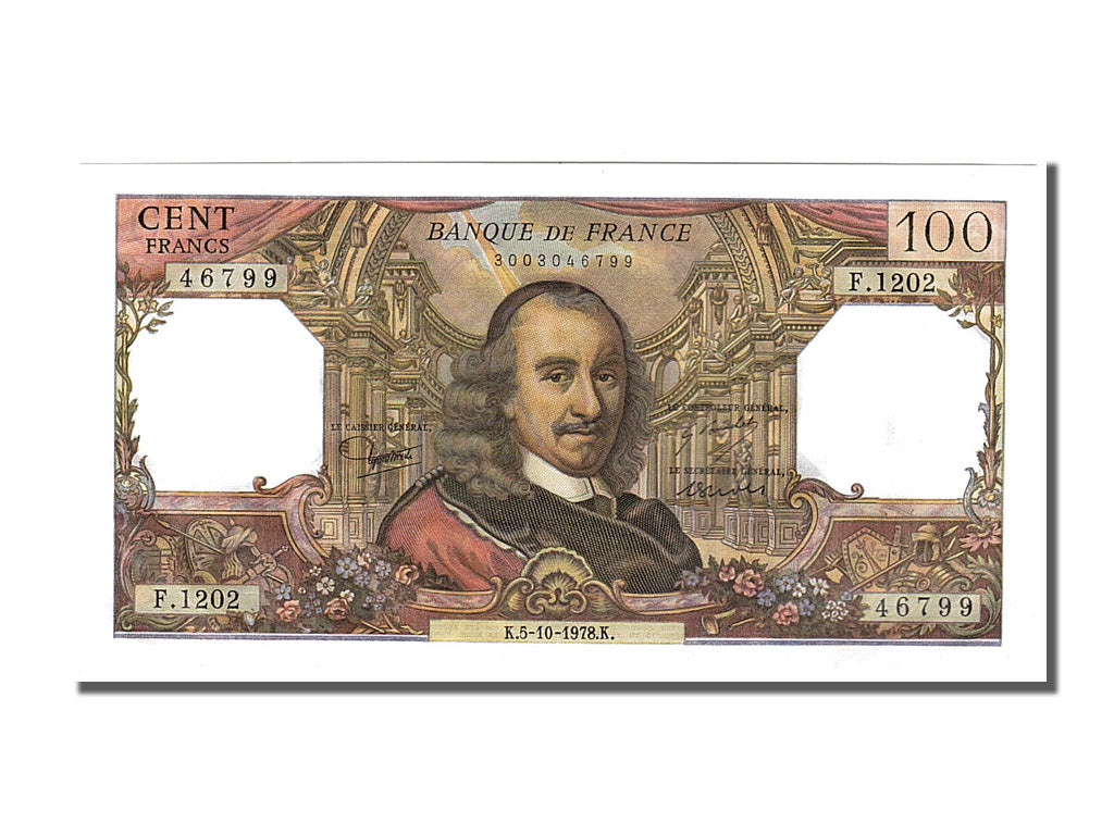 Banknote, France, 100 Francs, 100 F 1964-1979 ''Corneille'', 1978, 1978-10-05