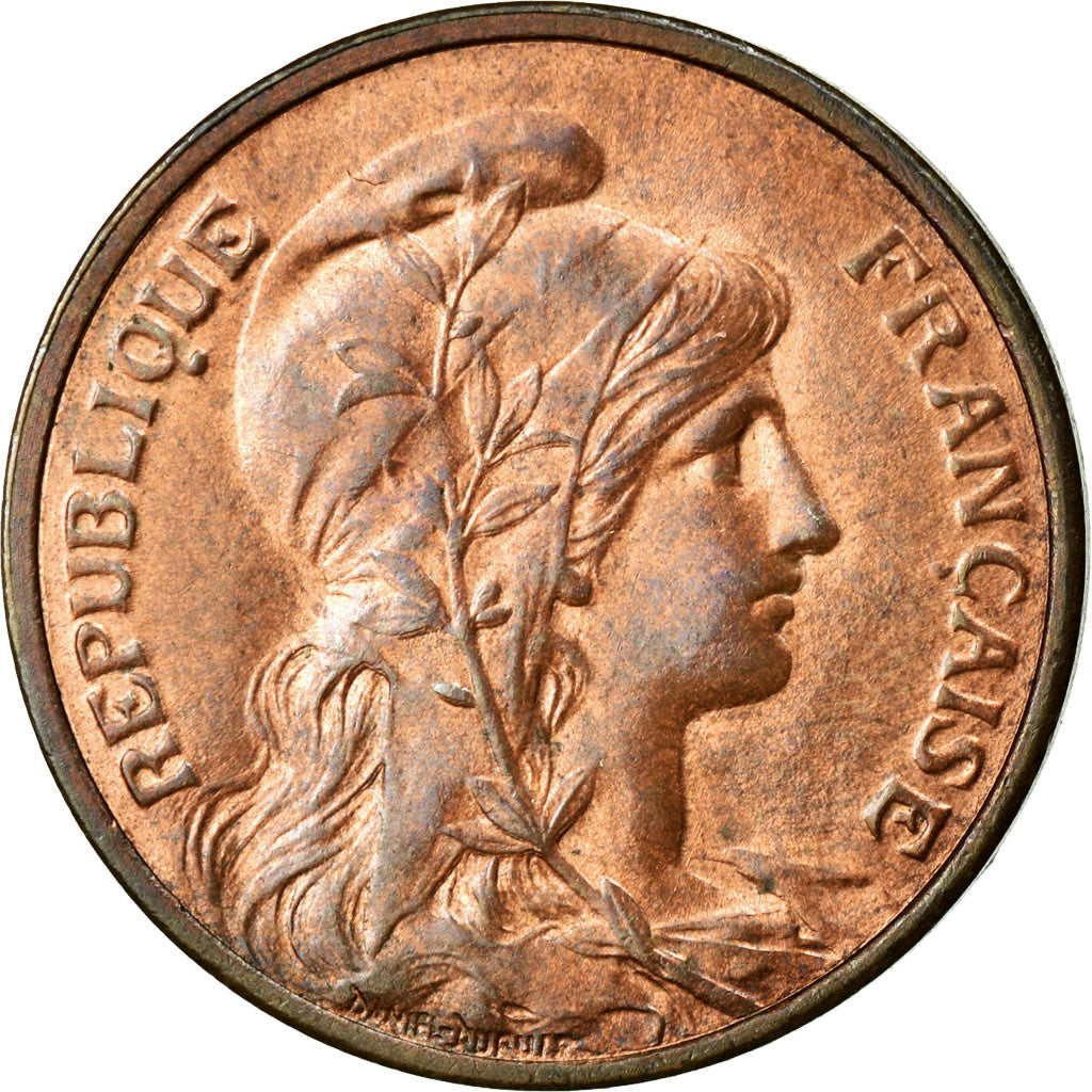 Coin, France, Dupuis, 5 Centimes, 1915, Paris, AU(55-58), Bronze, KM:842