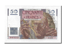 Biljet, Frankrijk, 50 Francs, 50 F 1946-1951 ''Le Verrier'', 1946, 1946-05-16