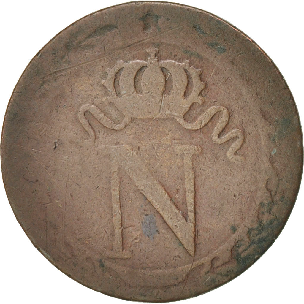 France, Napoléon I, 10 Centimes, 1809, Toulouse, F(12-15), Billon, KM:676.6