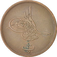 Egitto, Abdul Aziz, 40 Para, Qirsh, 1869, Misr, BB, Bronzo, KM:248.1