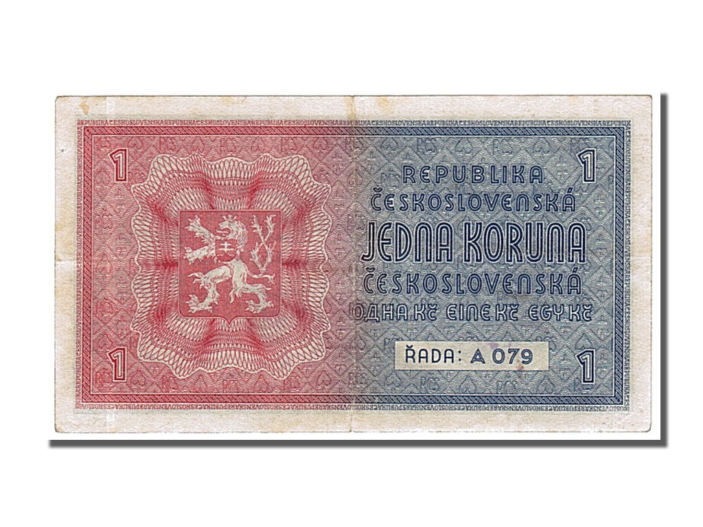 Czechoslovakia, 1 Koruna, 1938, KM #27a, EF(40-45), A 079