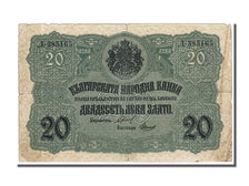 Banknote, Bulgaria, 20 Leva Zlato, 1916, VF(30-35)