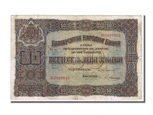 Banknote, Bulgaria, 50 Leva Zlatni, 1917, EF(40-45)