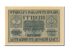 Ukraine, 2 Hryven, 1918, KM #20a, UNC(65-70), A