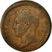 Monnaie, Monaco, Honore V, Decime, 1838, Monaco, TB, Cuivre, KM:97.1