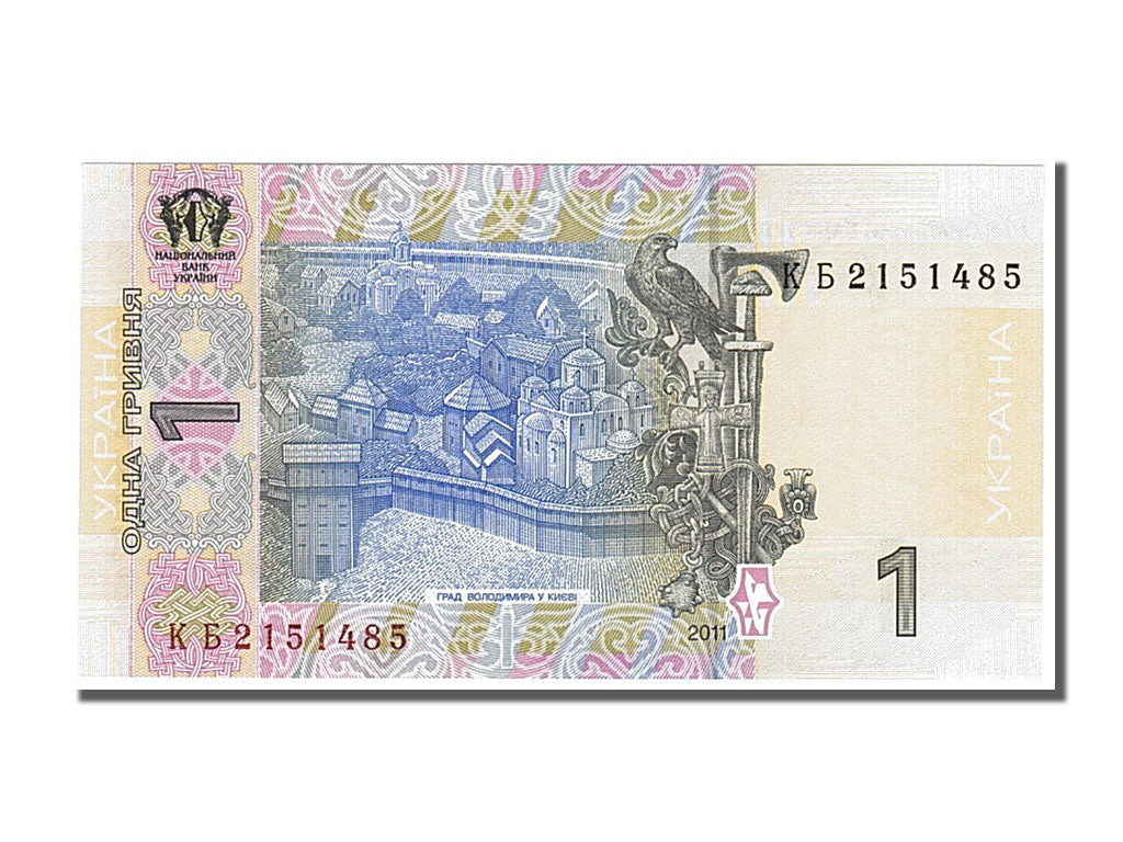 Banknote, Ukraine, 1 Hryvnia, 2011, UNC(65-70)