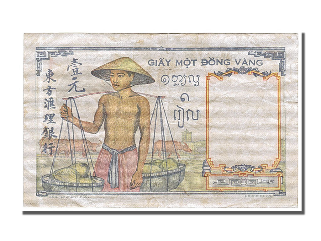 Indochine, 1 Piastre type 1932-39