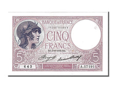 Banknote, France, 5 Francs, 5 F 1917-1940 ''Violet'', 1933, 1933-08-03