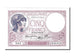 France, 5 Francs, 5 F 1917-1940 ''Violet'', 1939, KM #83, 1939-08-24,...