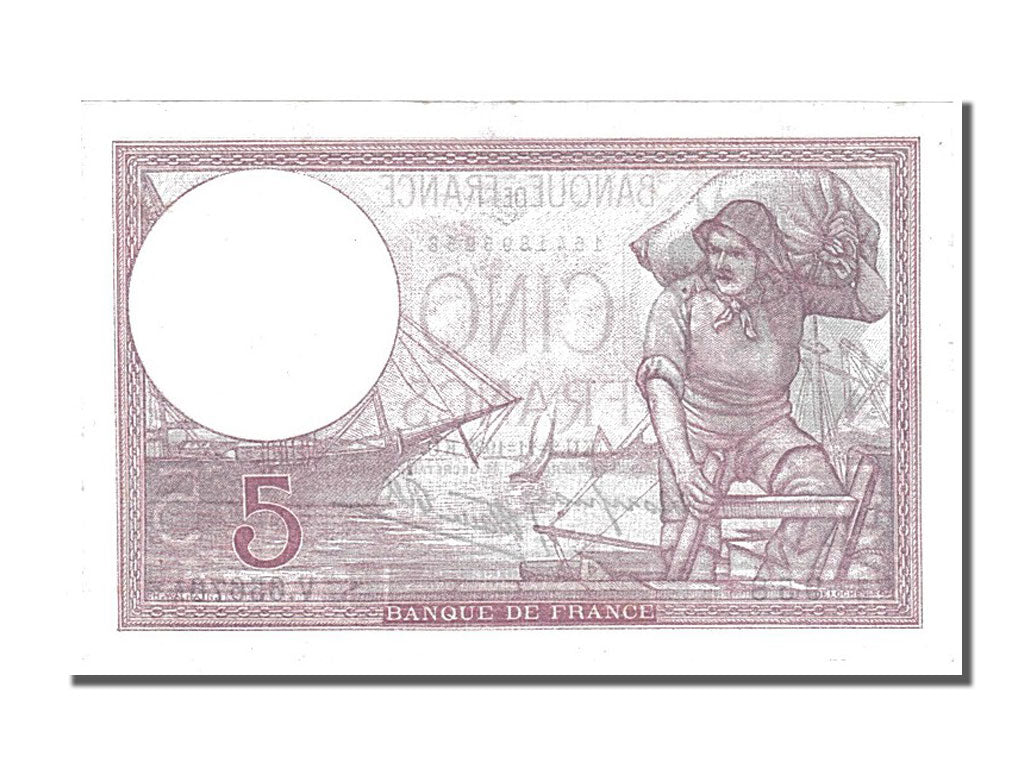 Banconote, Francia, 5 Francs, 5 F 1917-1940 ''Violet'', 1939, 1939-11-02, SPL
