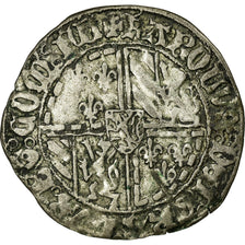 Coin, France, Double Gros dit Vierlander, Undated, Bruges, EF(40-45), Billon