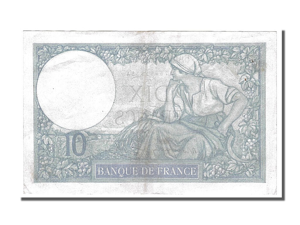 Billete, Francia, 10 Francs, 10 F 1916-1942 ''Minerve'', 1939, 1939-07-06, EBC