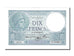 France, 10 Francs, 10 F 1916-1942 ''Minerve'', 1939, KM #84, 1939-10-19,...