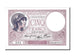 Billete, Francia, 5 Francs, 5 F 1917-1940 ''Violet'', 1940, 1940-12-26, EBC+