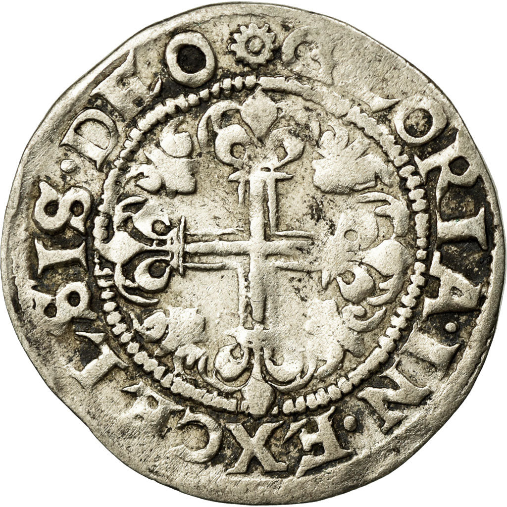 Moneta, Francia, Semissis, Strasbourg, BB, Argento, Boudeau:1341