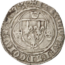 Moneda, Francia, Blanc à la couronne, Dijon, MBC, Vellón, Duplessy:519C