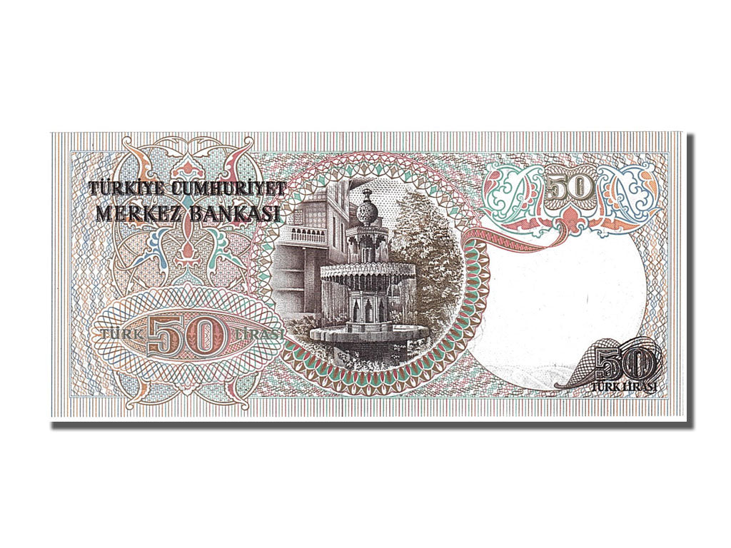 Turkey, 50 Lira, 1976, KM #188, UNC(65-70), J