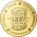 Andorra, Medal, 50 C, Essai Trial, 2003, MS(65-70), Copper-Nickel Gilt