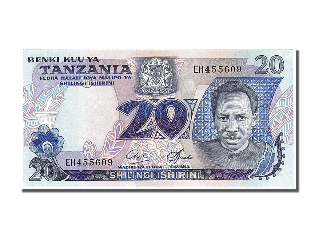 Tanzania, 20 Shilingi, 1978, KM #7b, UNC(65-70), EH