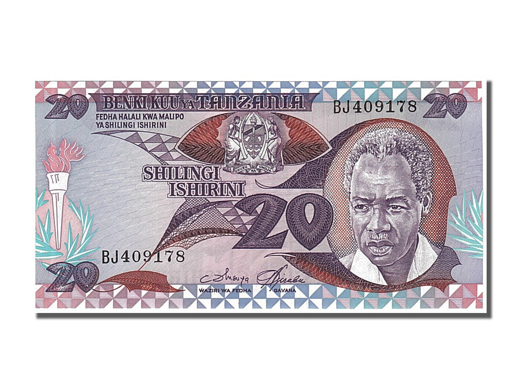 Banknote, Tanzania, 20 Shilingi, 1985, UNC(65-70)