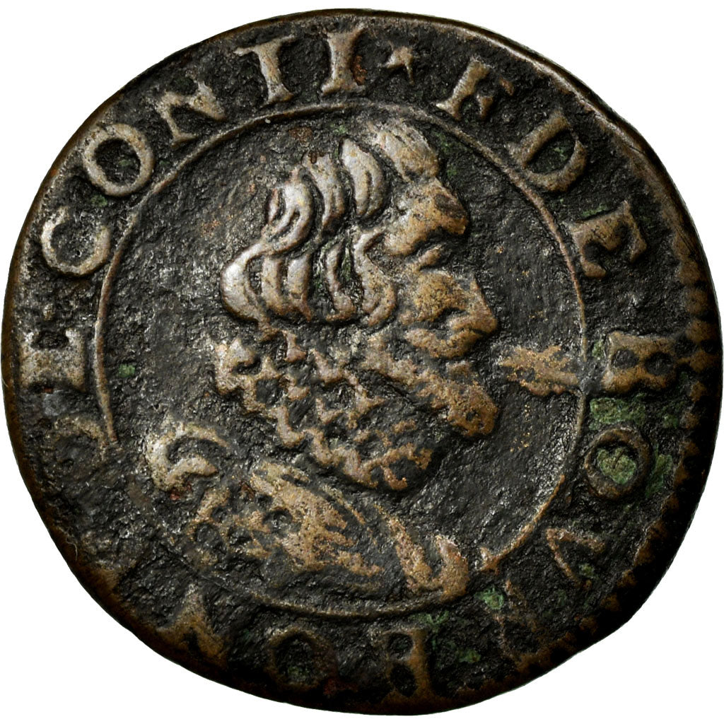 Monnaie, France, CHATEAU-RENAUD, Double Tournois, TB+, Cuivre, CGKL:662