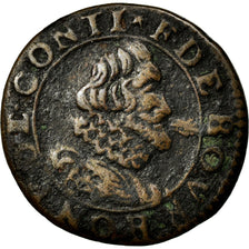 Monnaie, France, CHATEAU-RENAUD, Double Tournois, TB+, Cuivre, CGKL:662