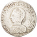 France, Charles IX, Teston, 1566, La Rochelle, F(12-15), Silver, Sombart:4602
