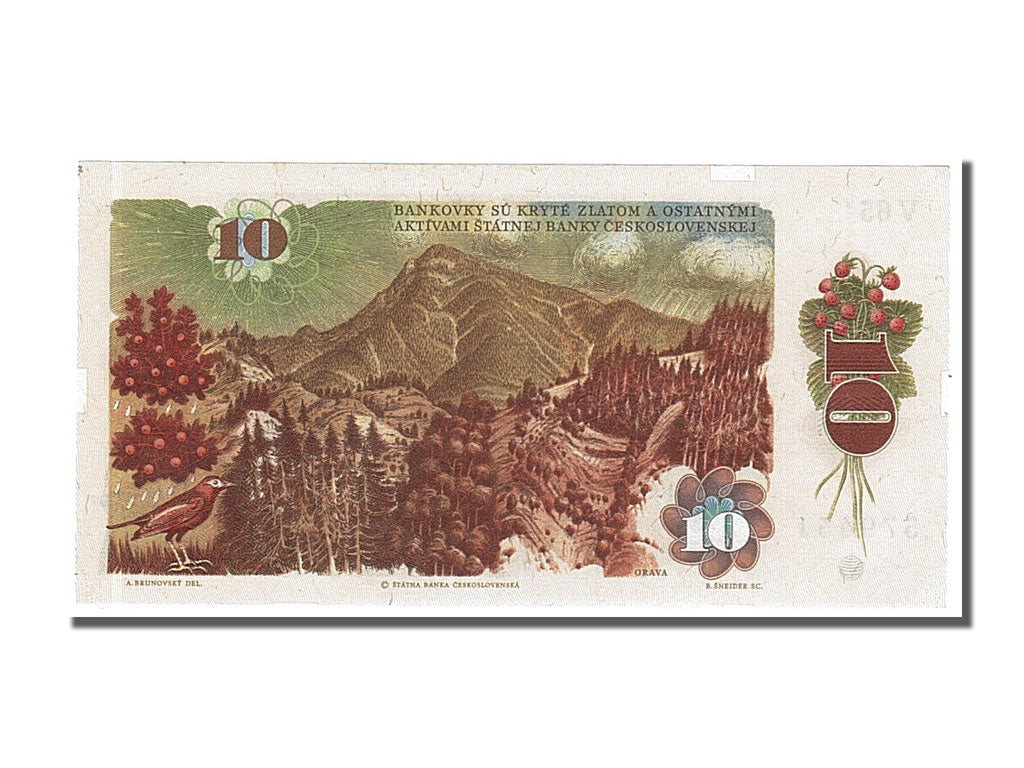 Banknote, Czechoslovakia, 10 Korun, 1986, UNC(65-70)