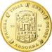 Andorra, Medal, 50 C, Essai Trial, 2003, MS(65-70), Copper-Nickel Gilt