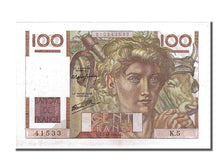 Geldschein, Frankreich, 100 Francs, 100 F 1945-1954 ''Jeune Paysan'', 1945