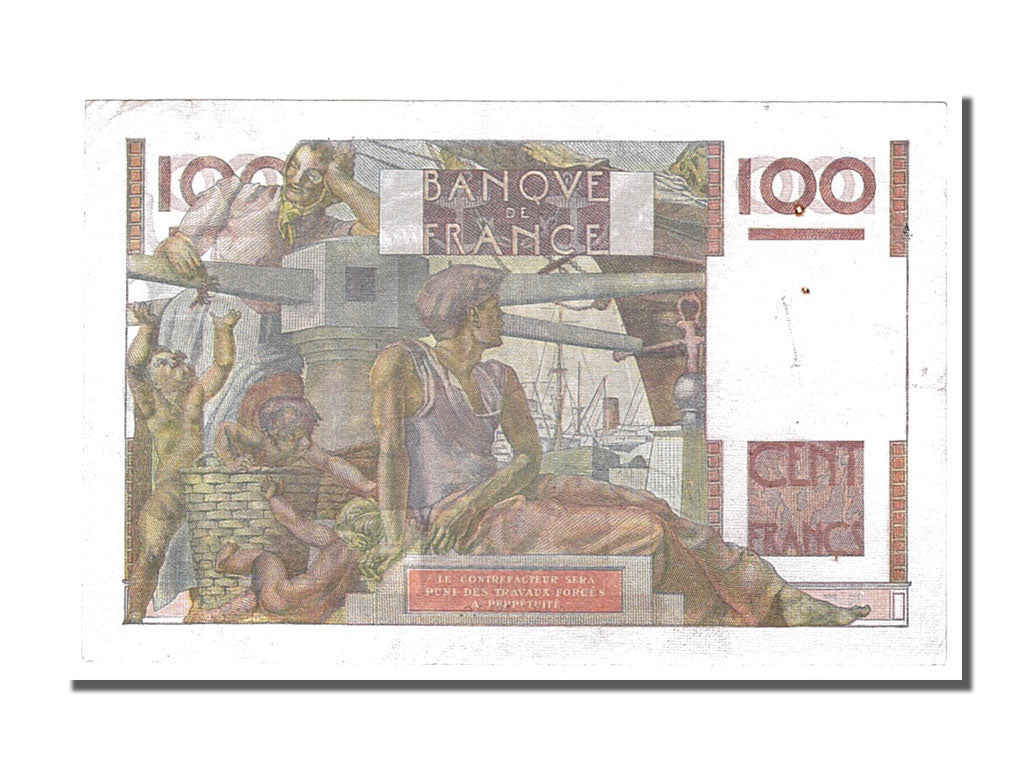 Francia, 100 Francs, 100 F 1945-1954 ''Jeune Paysan'', 1946, 1946-07-18, SPL-...