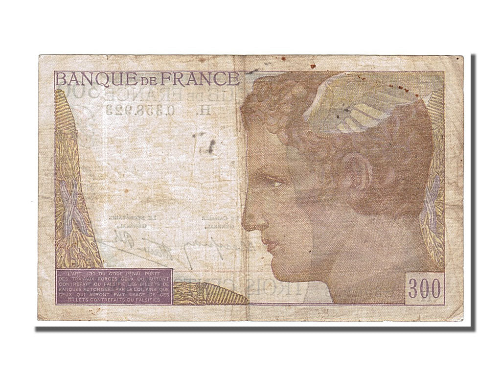 Banconote, Francia, 300 Francs, 300 F 1938-1939, 1938, 1938-10-06, BB