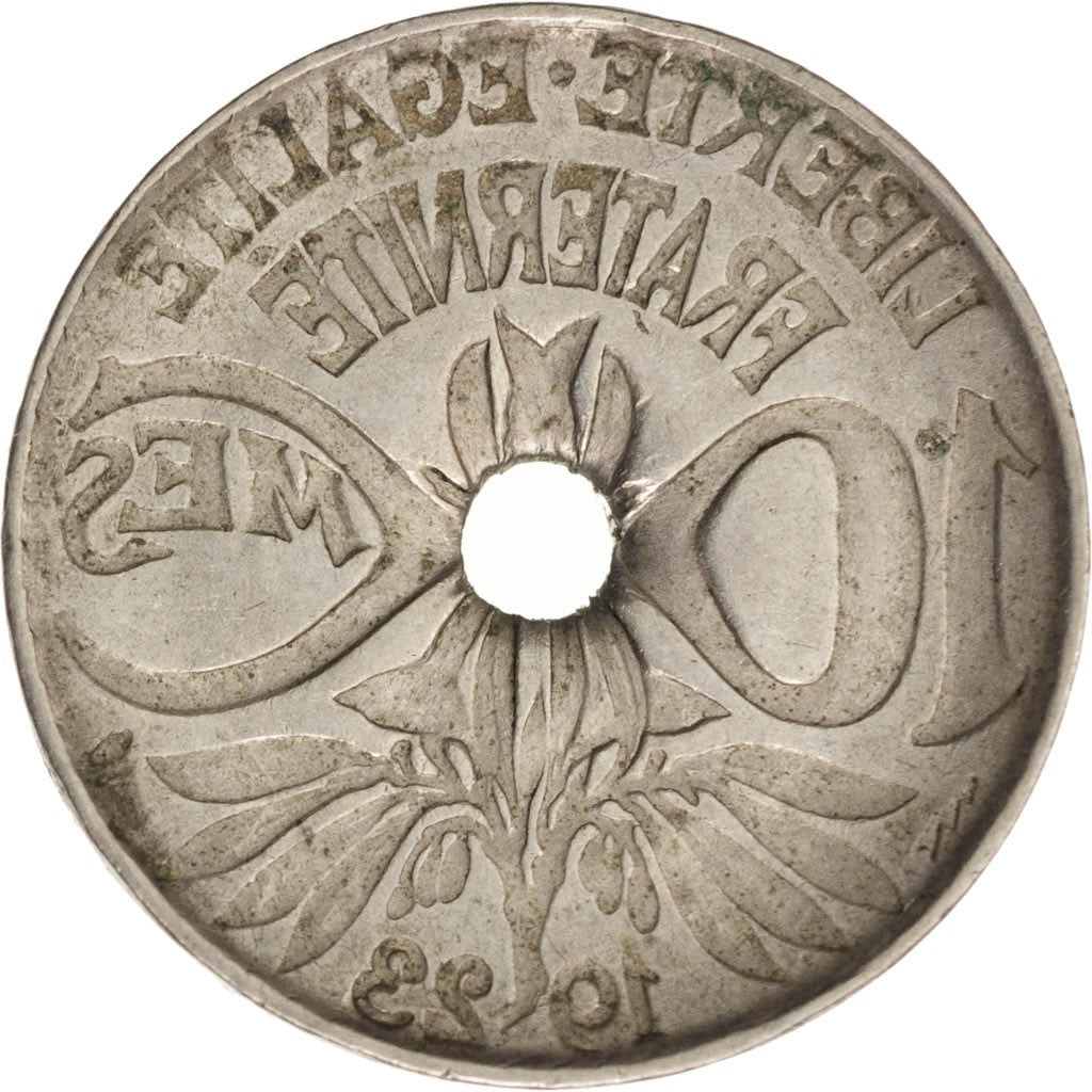 France, Lindauer, 10 Centimes, 1923, Poissy, TTB, Copper-nickel, KM:866a