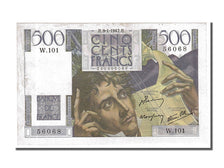 Banknote, France, 500 Francs, 500 F 1945-1953 ''Chateaubriand'', 1947