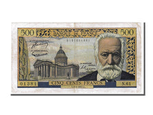 France, 500 Francs, 500 F 1954-1958 ''Victor Hugo'', 1955, KM #133a,...