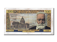 France, 500 Francs, 500 F 1954-1958 ''Victor Hugo'', 1958, KM #133b,...