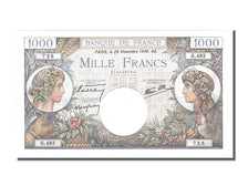 France, 1000 Francs, 1 000 F 1940-1944 ''Commerce et Industrie'', 1940, KM...