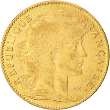 Frankreich, Marianne, 10 Francs, 1912, Paris, AU(55-58),Gold,KM:846,Gadoury 1017